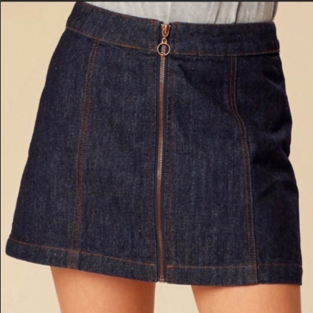 NWT Altar’d State Denim Skirt - Picture 2 of 8